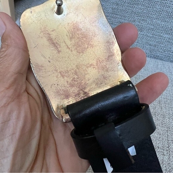 Western inspired leather belt - Picture 9 of 13